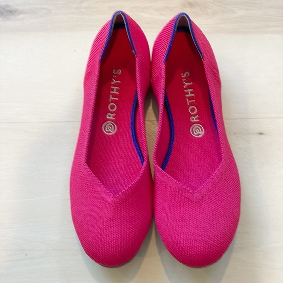 Rothy's Shoes - Rothys Round scooter Ballet Flats retired hot pink magenta  Flats